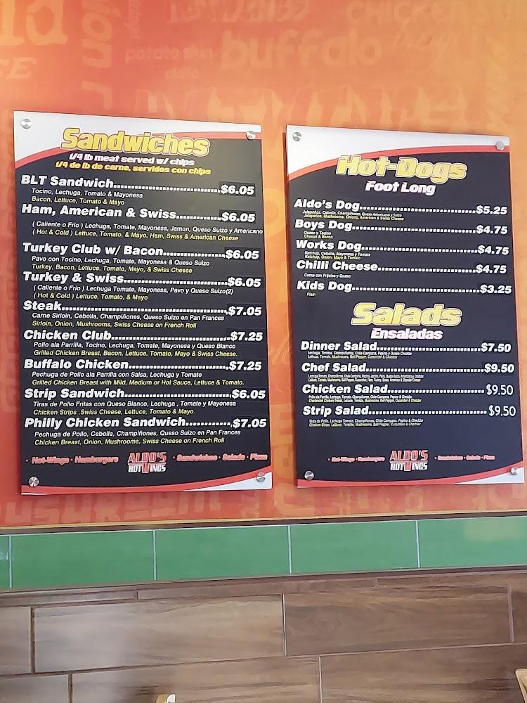 Aldo's Hot Wings Menu image 3
